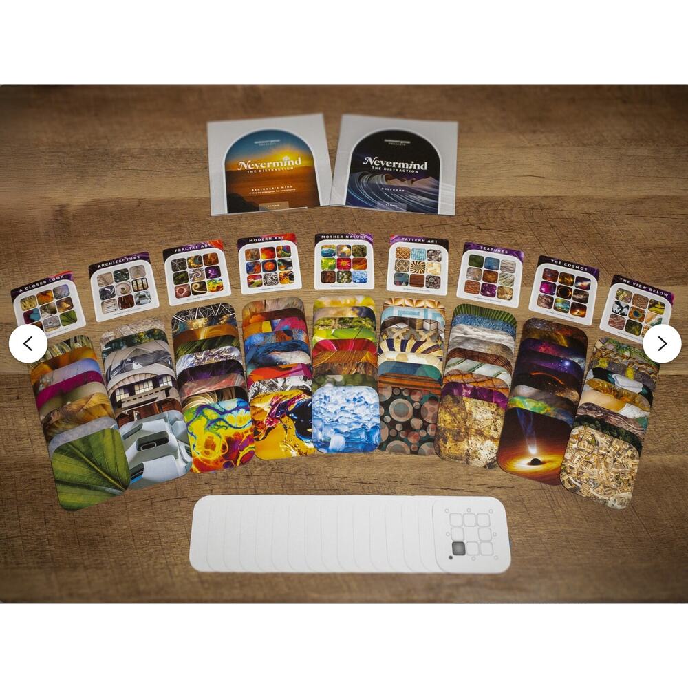 Nevermind Distraction Meditation Board Game Solo Mindfulness Abstract Edition - Picture 9 of 15